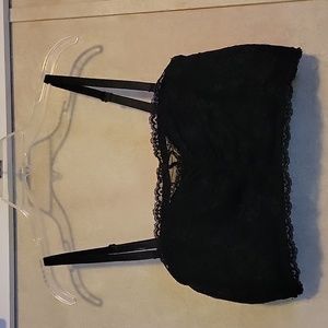 Black lace bralette
